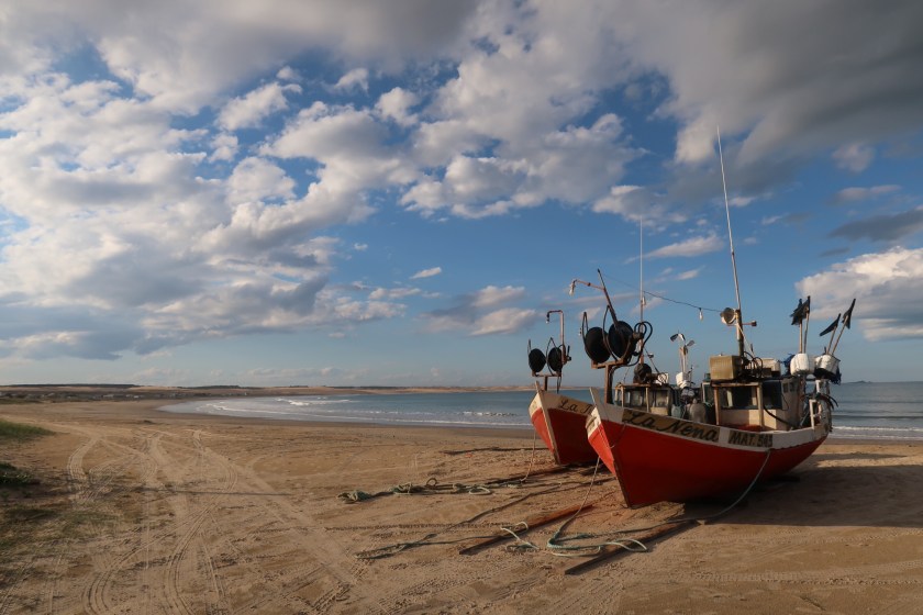 The wide empty beaches of Cabo Polonio