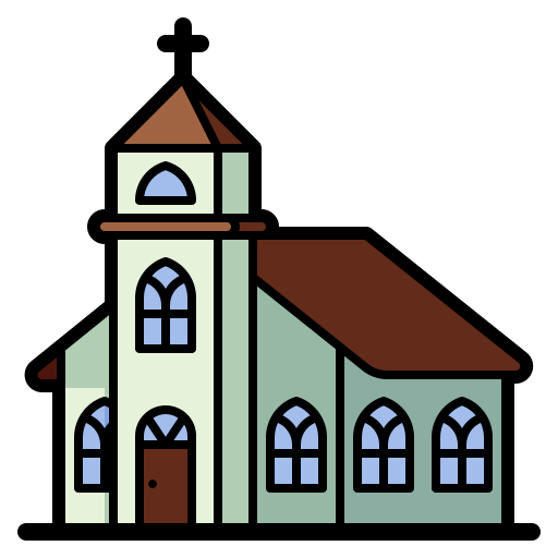 How to navigate a city: church icon